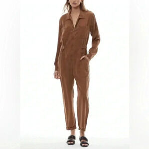 Young Fabulous & Broke Brown Utility Jumpsuit